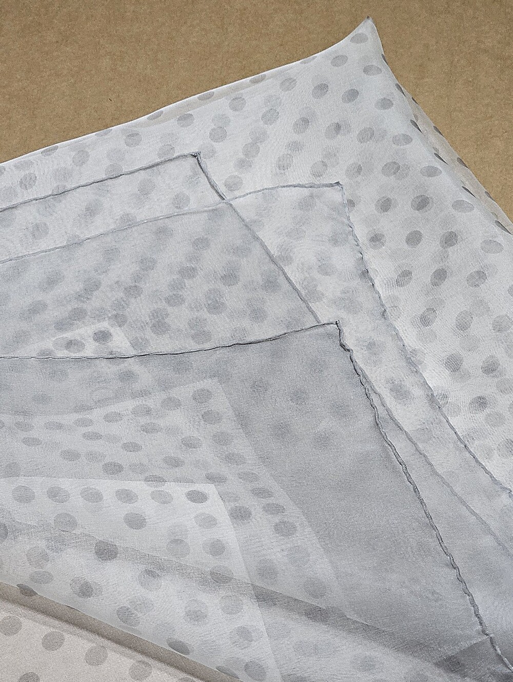 CHRISTIAN DIOR ORGANZA SCARF - Picture 11 of 14